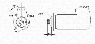 MAGNETI MARELLI 943252045010 -  Стартер